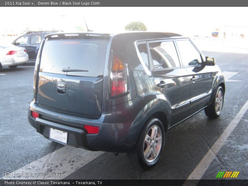 Denim Blue / Black Soul Logo Cloth 2011 Kia Soul +
