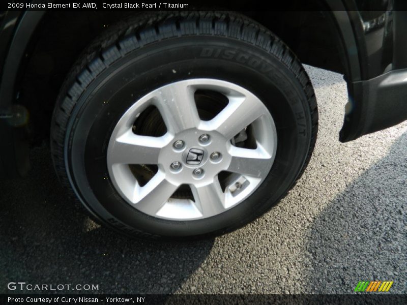 Crystal Black Pearl / Titanium 2009 Honda Element EX AWD