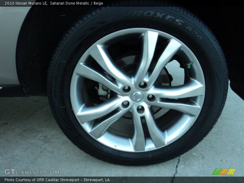 Saharan Stone Metallic / Beige 2010 Nissan Murano LE