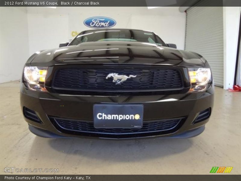 Black / Charcoal Black 2012 Ford Mustang V6 Coupe