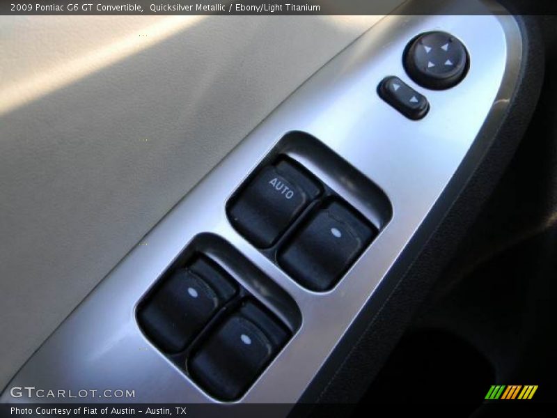 Quicksilver Metallic / Ebony/Light Titanium 2009 Pontiac G6 GT Convertible