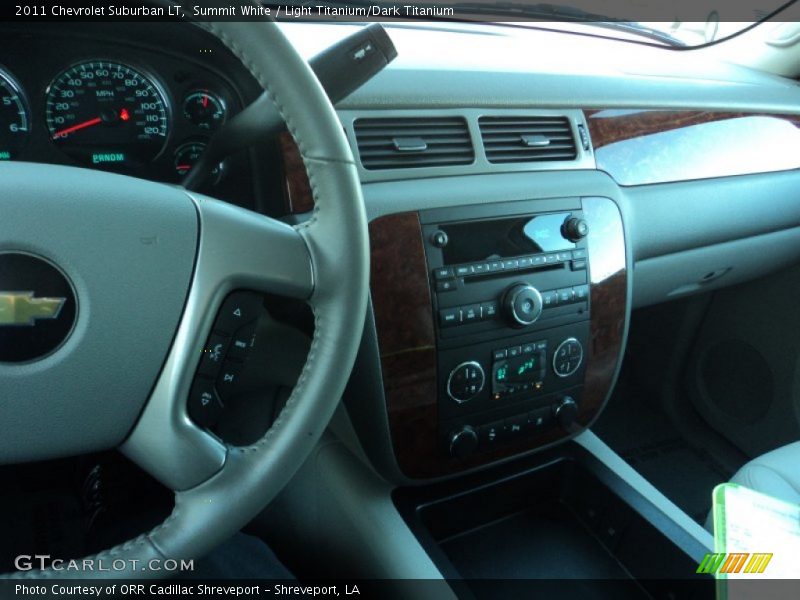 Summit White / Light Titanium/Dark Titanium 2011 Chevrolet Suburban LT
