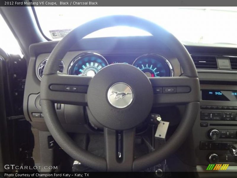 Black / Charcoal Black 2012 Ford Mustang V6 Coupe