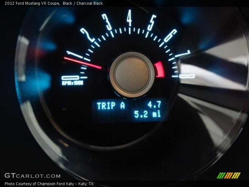 Black / Charcoal Black 2012 Ford Mustang V6 Coupe