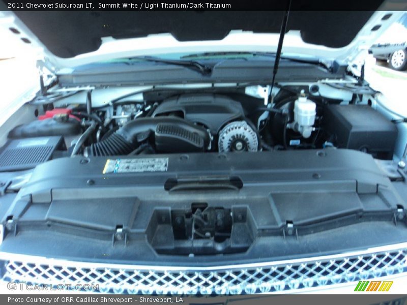 Summit White / Light Titanium/Dark Titanium 2011 Chevrolet Suburban LT