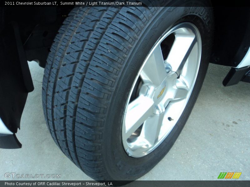 Summit White / Light Titanium/Dark Titanium 2011 Chevrolet Suburban LT