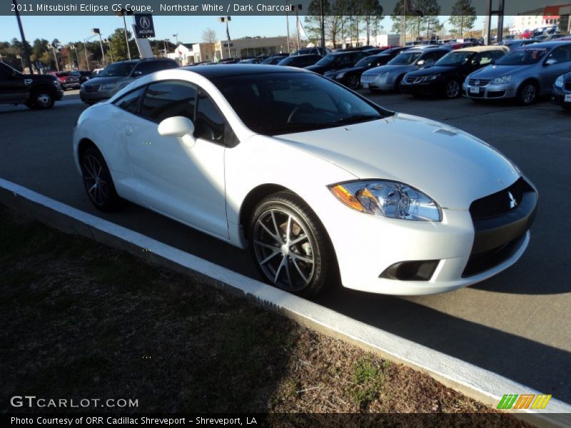 Northstar White / Dark Charcoal 2011 Mitsubishi Eclipse GS Coupe