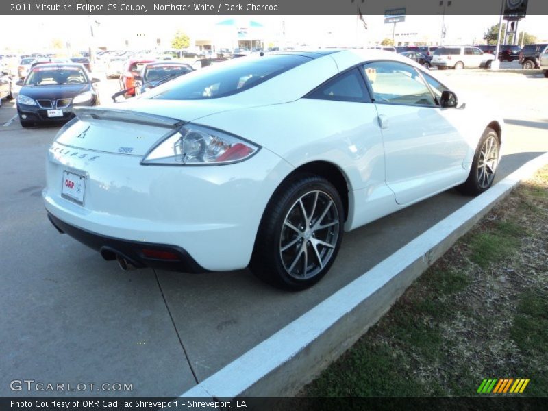 Northstar White / Dark Charcoal 2011 Mitsubishi Eclipse GS Coupe