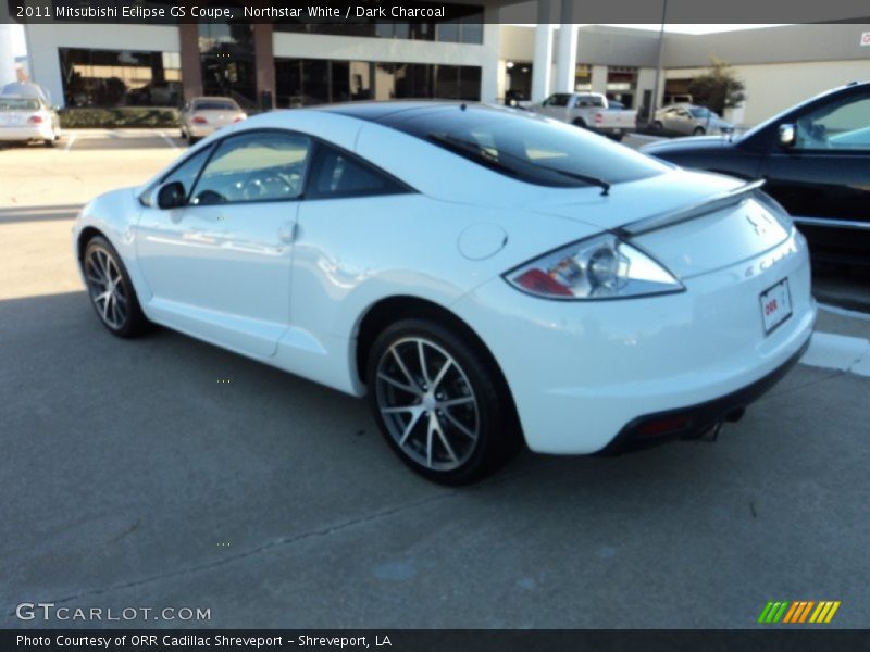 Northstar White / Dark Charcoal 2011 Mitsubishi Eclipse GS Coupe