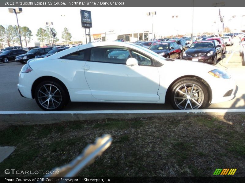 Northstar White / Dark Charcoal 2011 Mitsubishi Eclipse GS Coupe