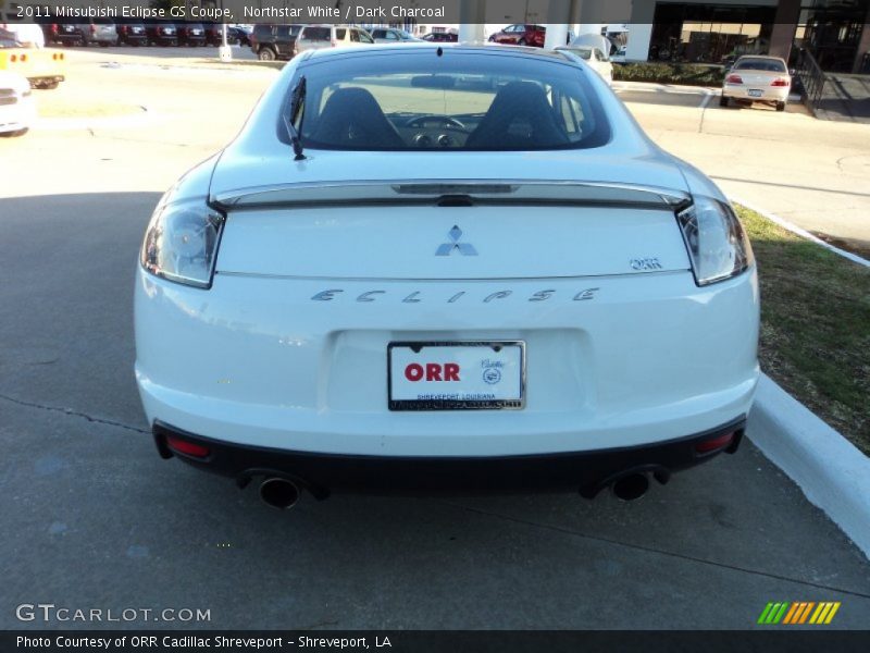 Northstar White / Dark Charcoal 2011 Mitsubishi Eclipse GS Coupe