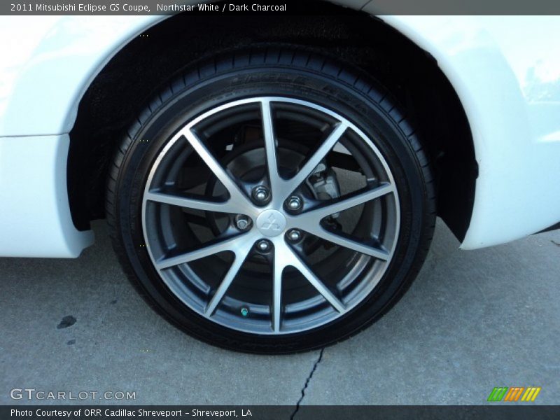 Northstar White / Dark Charcoal 2011 Mitsubishi Eclipse GS Coupe