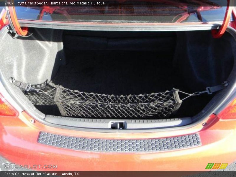 Barcelona Red Metallic / Bisque 2007 Toyota Yaris Sedan