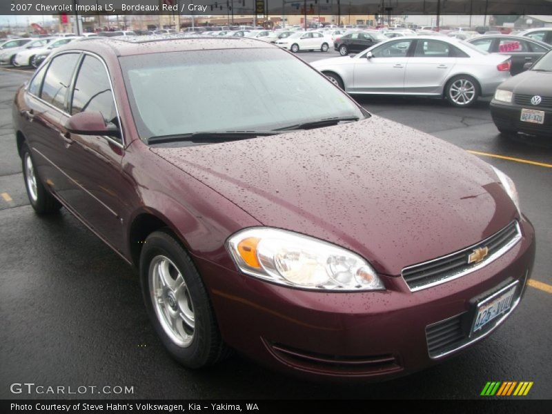 Bordeaux Red / Gray 2007 Chevrolet Impala LS