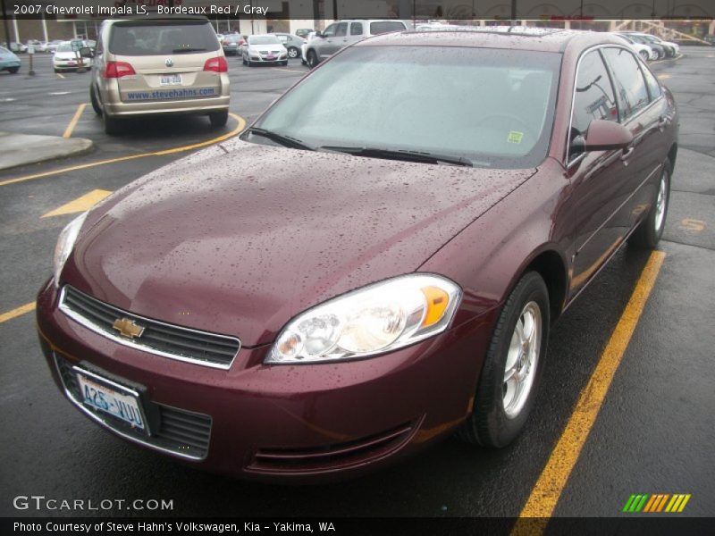 Bordeaux Red / Gray 2007 Chevrolet Impala LS
