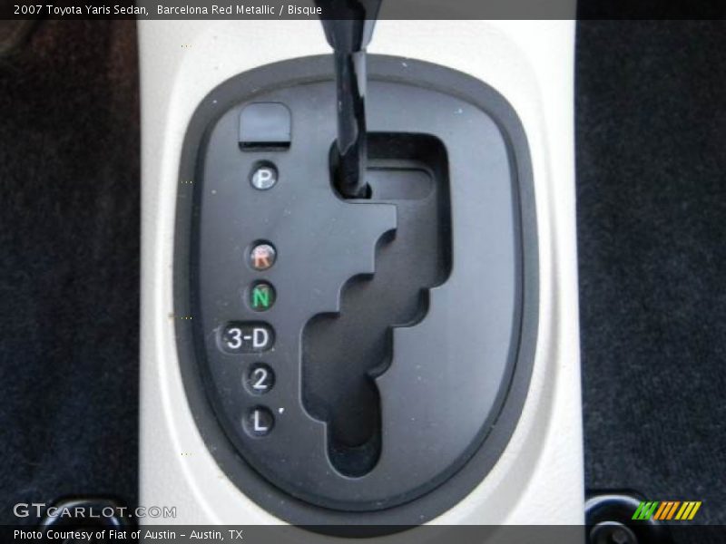 Barcelona Red Metallic / Bisque 2007 Toyota Yaris Sedan