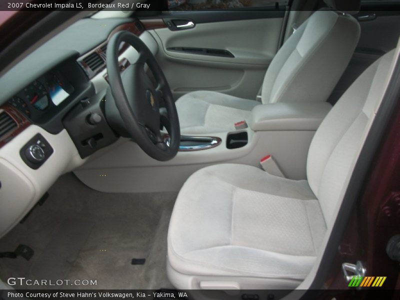 Bordeaux Red / Gray 2007 Chevrolet Impala LS