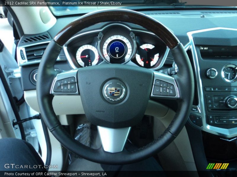 Platinum Ice Tricoat / Shale/Ebony 2012 Cadillac SRX Performance