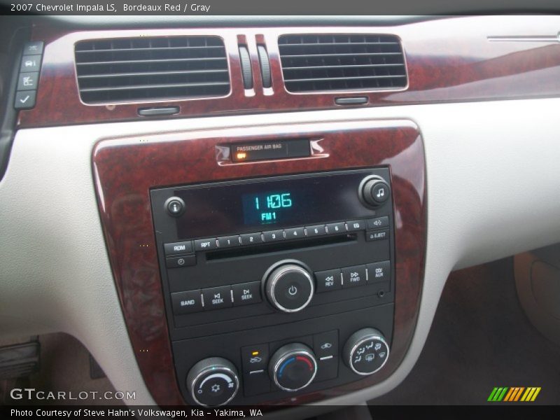 Bordeaux Red / Gray 2007 Chevrolet Impala LS