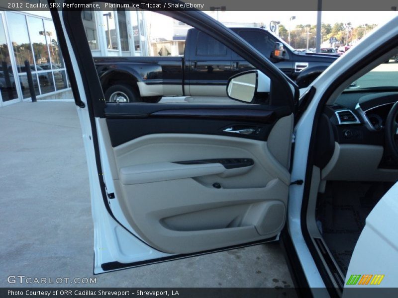 Platinum Ice Tricoat / Shale/Ebony 2012 Cadillac SRX Performance