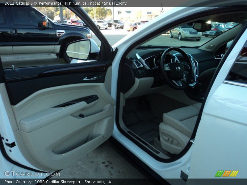 Platinum Ice Tricoat / Shale/Ebony 2012 Cadillac SRX Performance