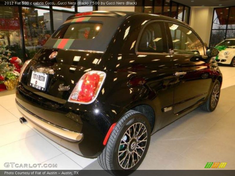 Gucci Nero (Black) / 500 by Gucci Nero (Black) 2012 Fiat 500 c cabrio Gucci
