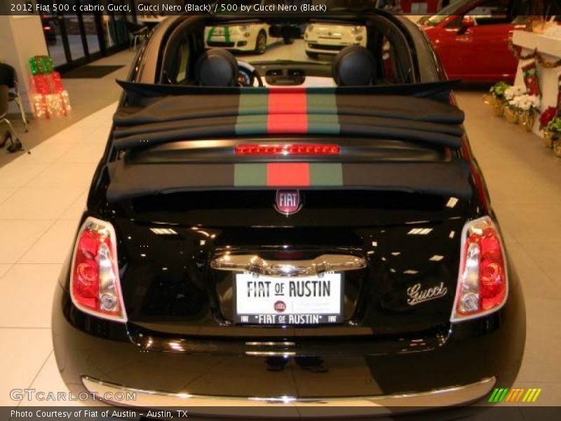 Gucci Nero (Black) / 500 by Gucci Nero (Black) 2012 Fiat 500 c cabrio Gucci