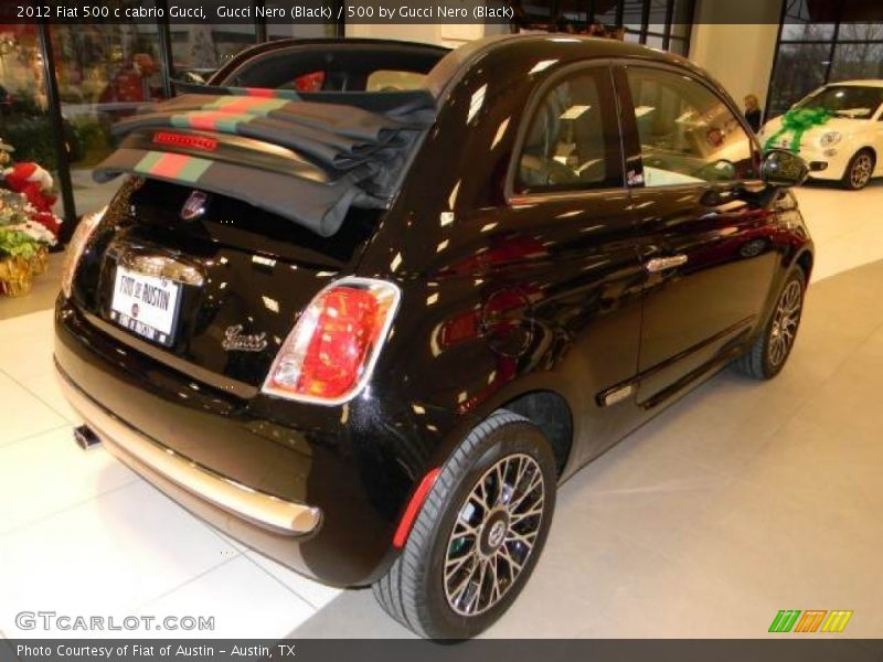 Gucci Nero (Black) / 500 by Gucci Nero (Black) 2012 Fiat 500 c cabrio Gucci