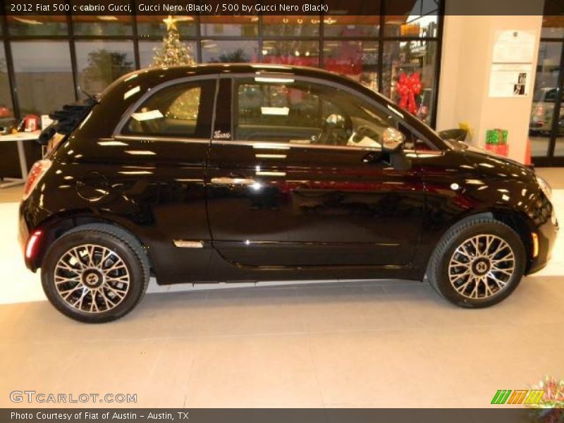 Gucci Nero (Black) / 500 by Gucci Nero (Black) 2012 Fiat 500 c cabrio Gucci