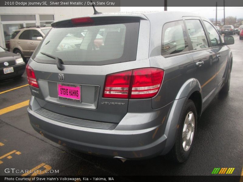 Silver Steel Metallic / Dark Slate Gray 2010 Dodge Journey SE