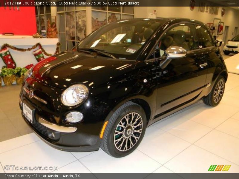Gucci Nero (Black) / 500 by Gucci Nero (Black) 2012 Fiat 500 c cabrio Gucci