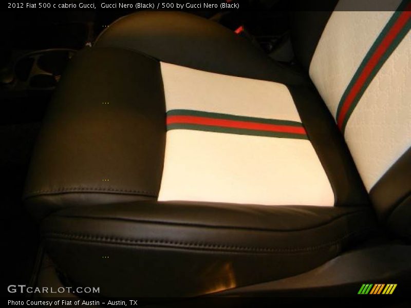 Gucci Nero (Black) / 500 by Gucci Nero (Black) 2012 Fiat 500 c cabrio Gucci