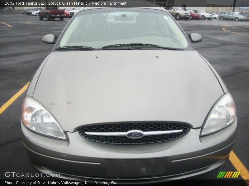 Spruce Green Metallic / Medium Parchment 2003 Ford Taurus SES