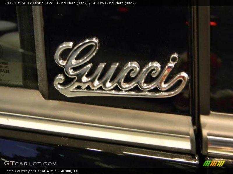 Gucci Badge - 2012 Fiat 500 c cabrio Gucci