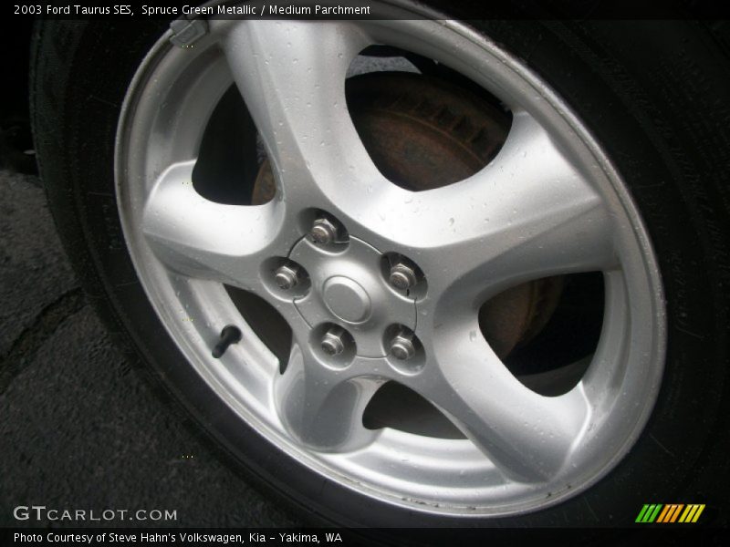 Spruce Green Metallic / Medium Parchment 2003 Ford Taurus SES