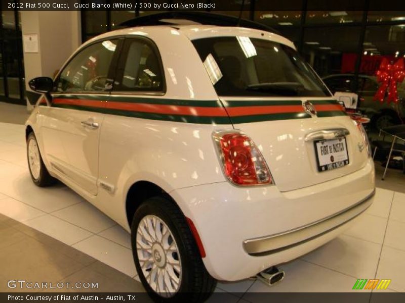 Rear 3/4 View of 500 by Gucci - 2012 Fiat 500 Gucci