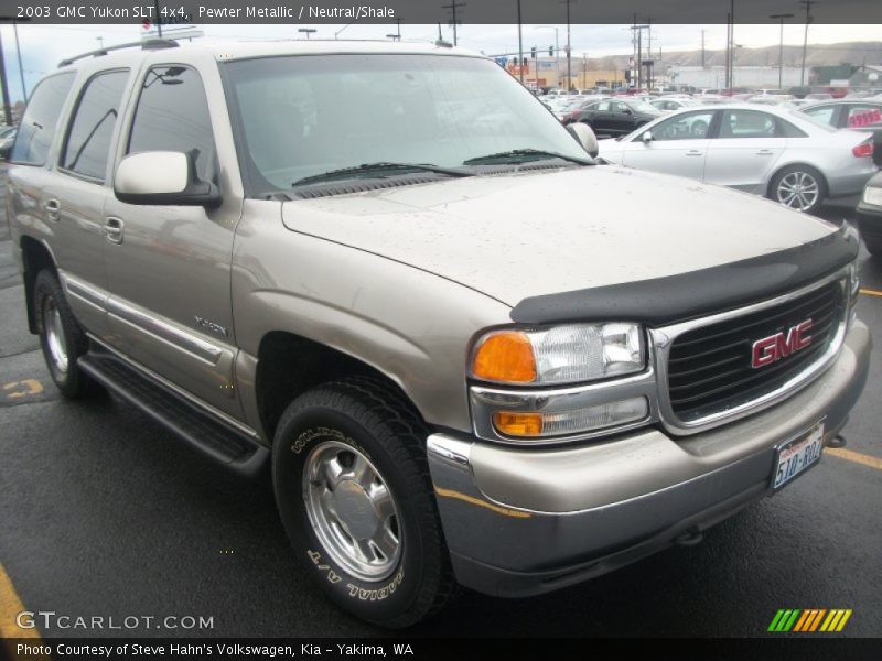 Pewter Metallic / Neutral/Shale 2003 GMC Yukon SLT 4x4