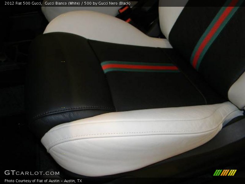 Gucci Bianco (White) / 500 by Gucci Nero (Black) 2012 Fiat 500 Gucci