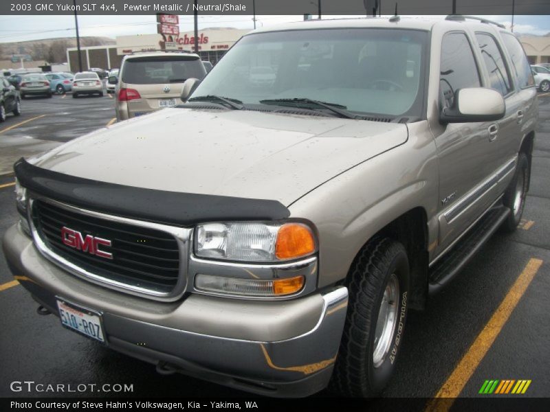 Pewter Metallic / Neutral/Shale 2003 GMC Yukon SLT 4x4