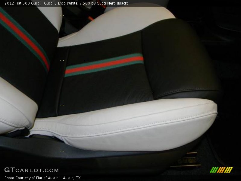 Gucci Bianco (White) / 500 by Gucci Nero (Black) 2012 Fiat 500 Gucci