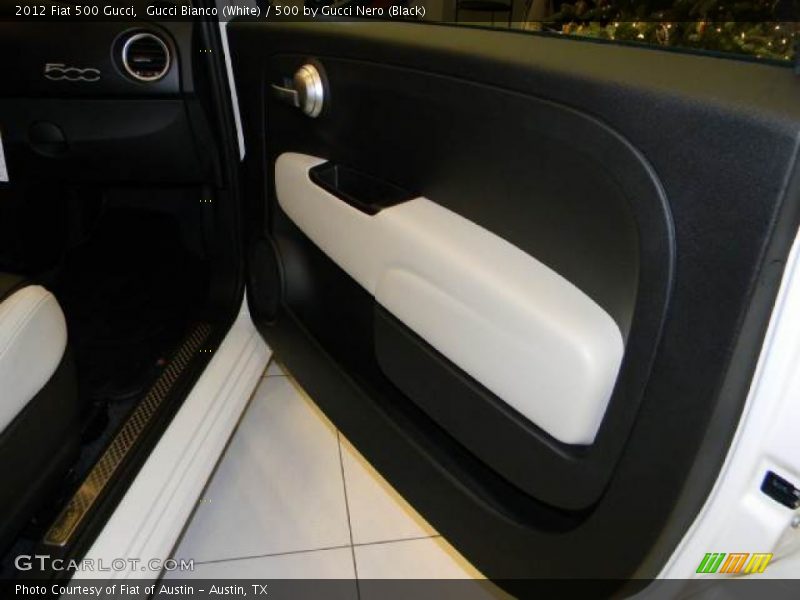 Gucci Bianco (White) / 500 by Gucci Nero (Black) 2012 Fiat 500 Gucci