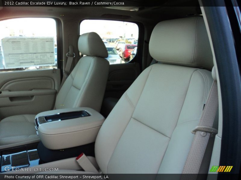 Black Raven / Cashmere/Cocoa 2012 Cadillac Escalade ESV Luxury