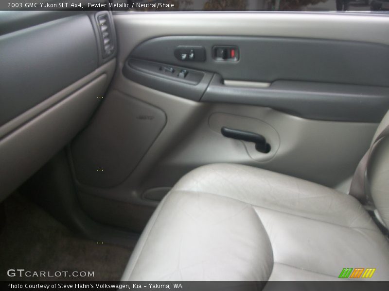 Pewter Metallic / Neutral/Shale 2003 GMC Yukon SLT 4x4