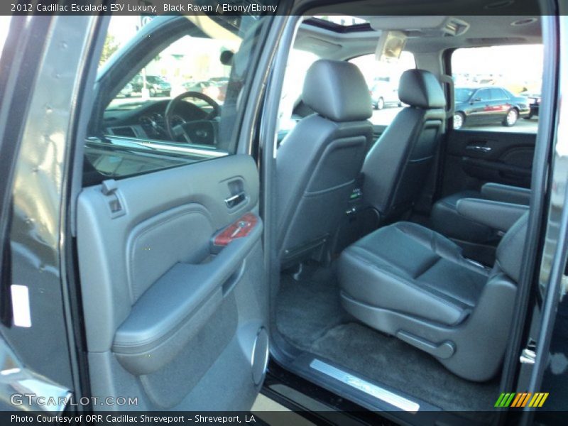 Black Raven / Ebony/Ebony 2012 Cadillac Escalade ESV Luxury