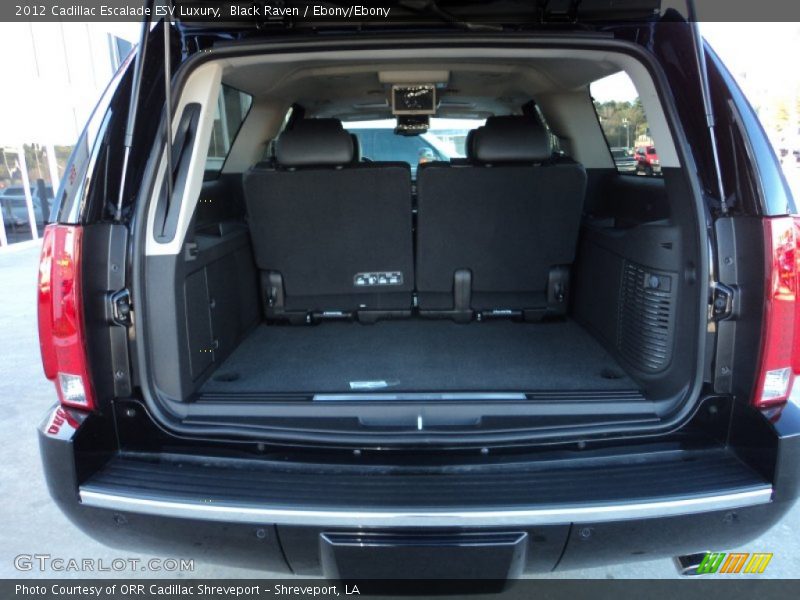 Black Raven / Ebony/Ebony 2012 Cadillac Escalade ESV Luxury