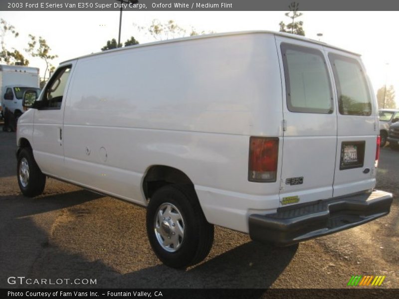 Oxford White / Medium Flint 2003 Ford E Series Van E350 Super Duty Cargo