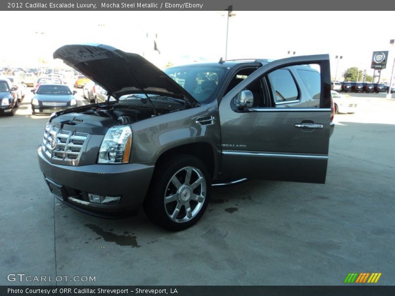 Mocha Steel Metallic / Ebony/Ebony 2012 Cadillac Escalade Luxury