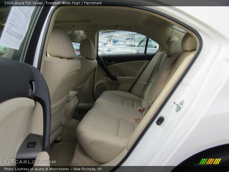 Premium White Pearl / Parchment 2009 Acura TSX Sedan