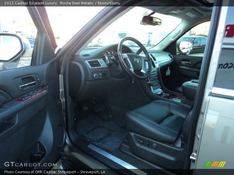 Mocha Steel Metallic / Ebony/Ebony 2012 Cadillac Escalade Luxury