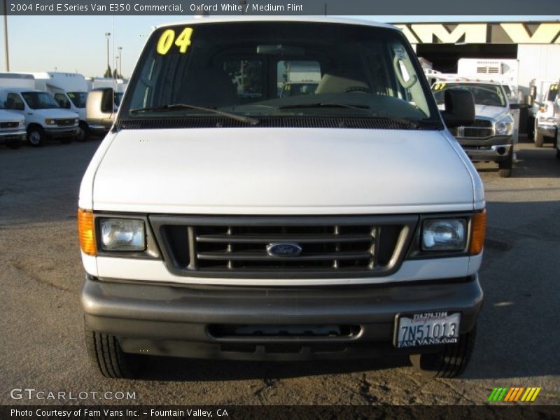 Oxford White / Medium Flint 2004 Ford E Series Van E350 Commercial